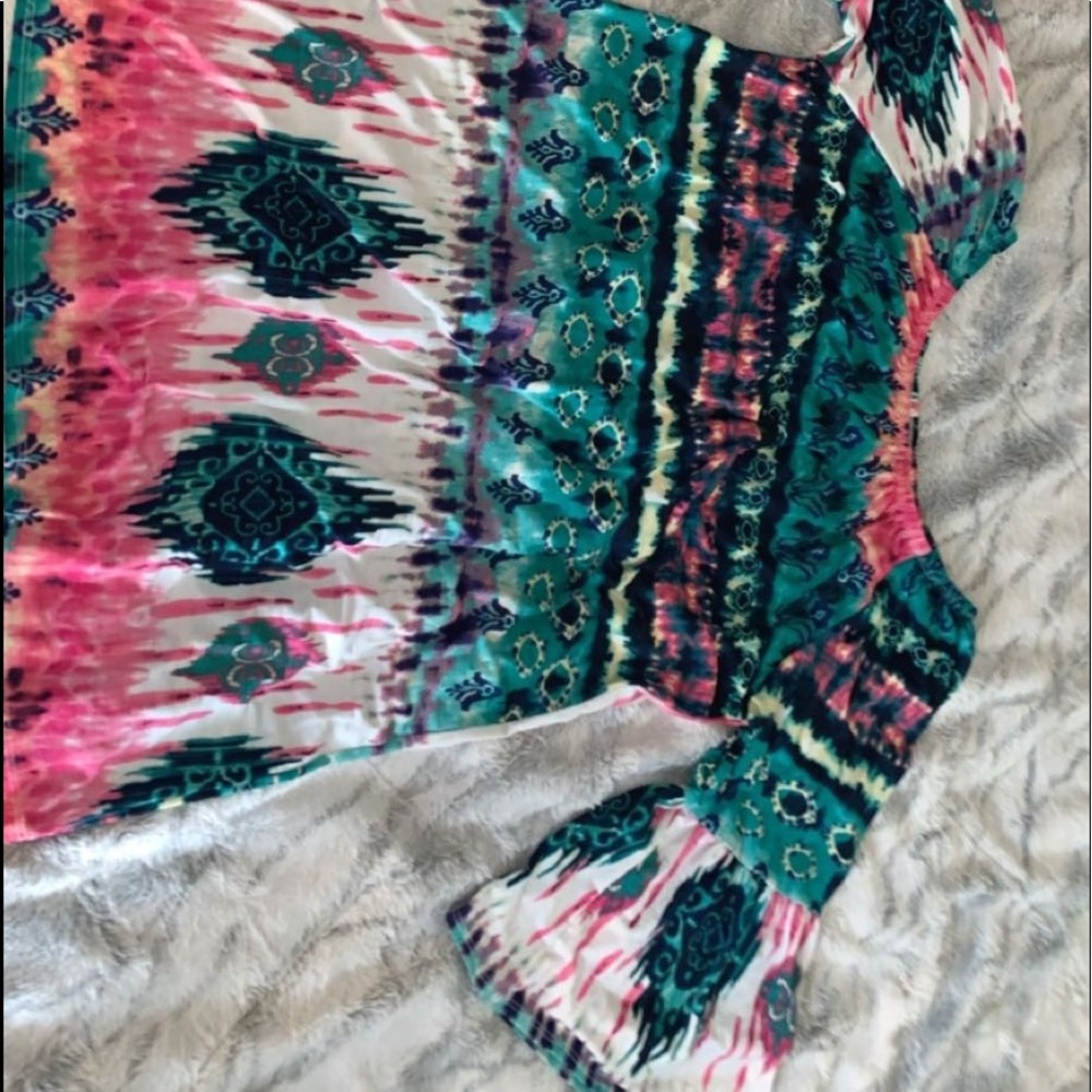 Quarter sleeve dress